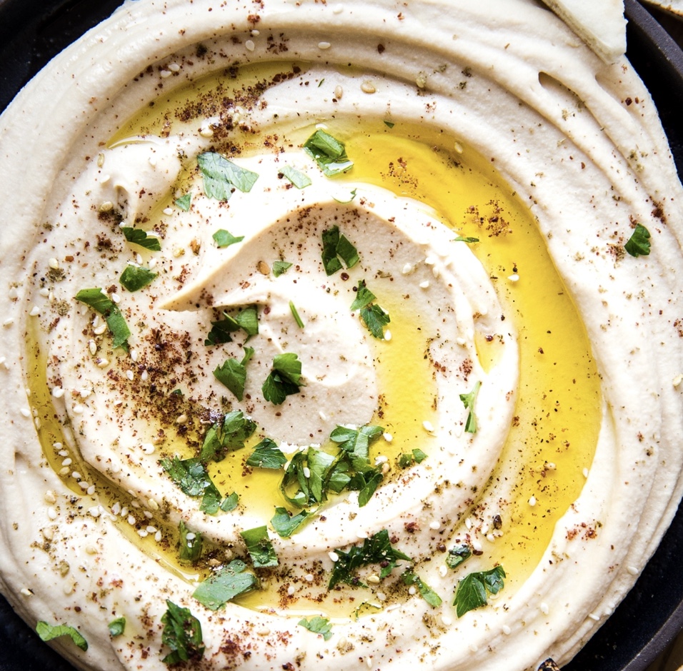 Classic Hummus with pita bread